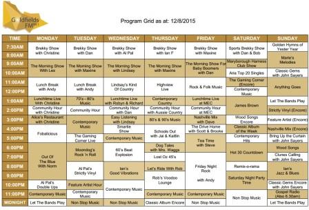 Latest Program Grid